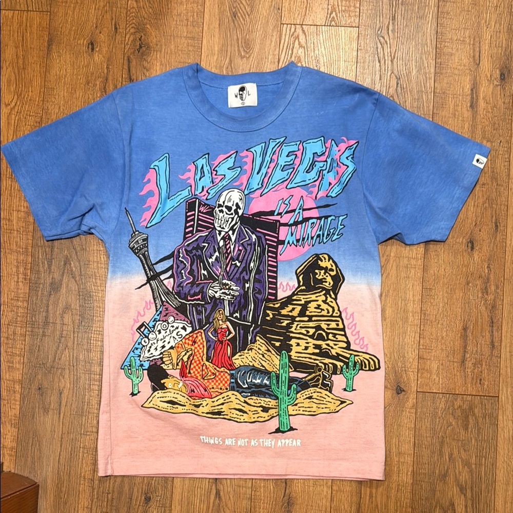 Warren Lotas Las Vegas is a Mirage ombré tshirt